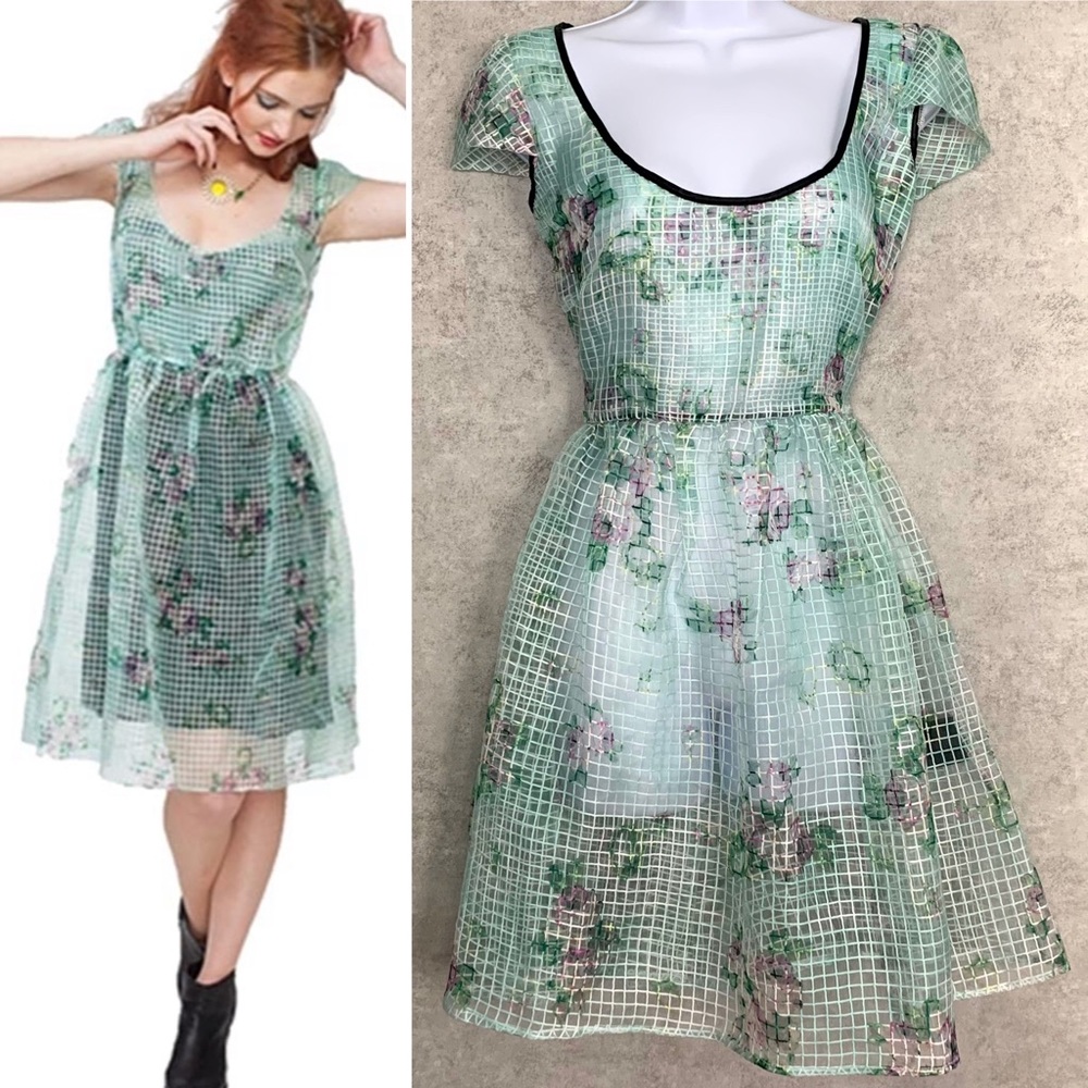 Alice’s Pig Becky’s Bobcat Grid Dress